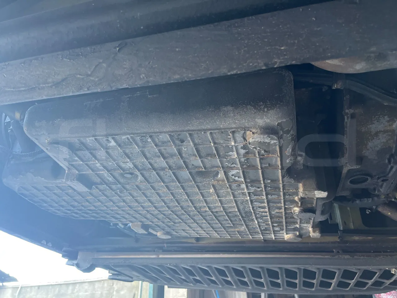 Setra S416 - engine without protection