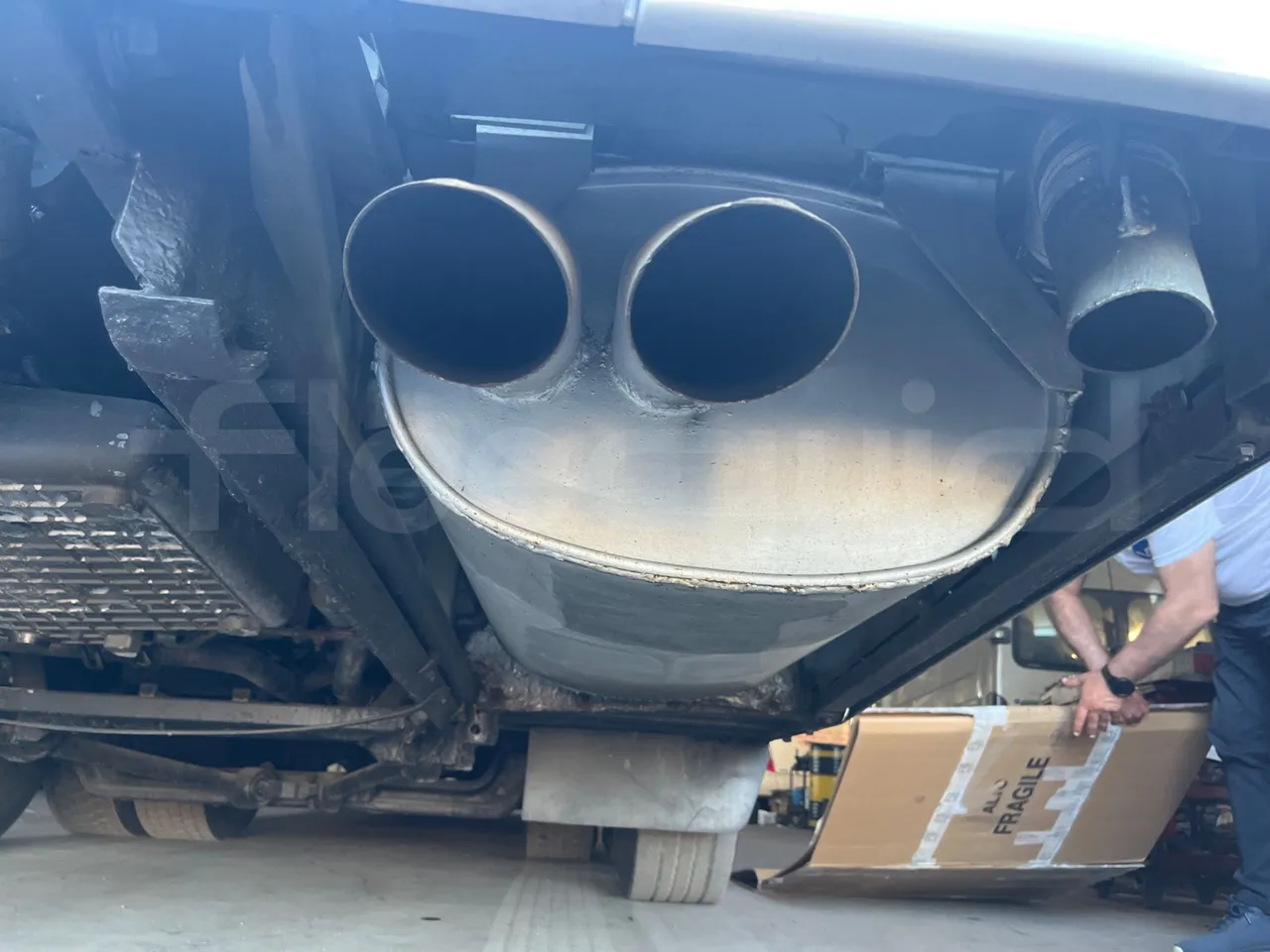 Setra S416 - exhaust photo