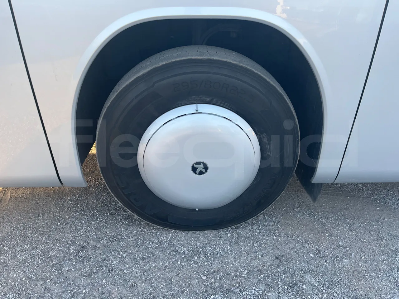 Setra S416 - front left tire measurements