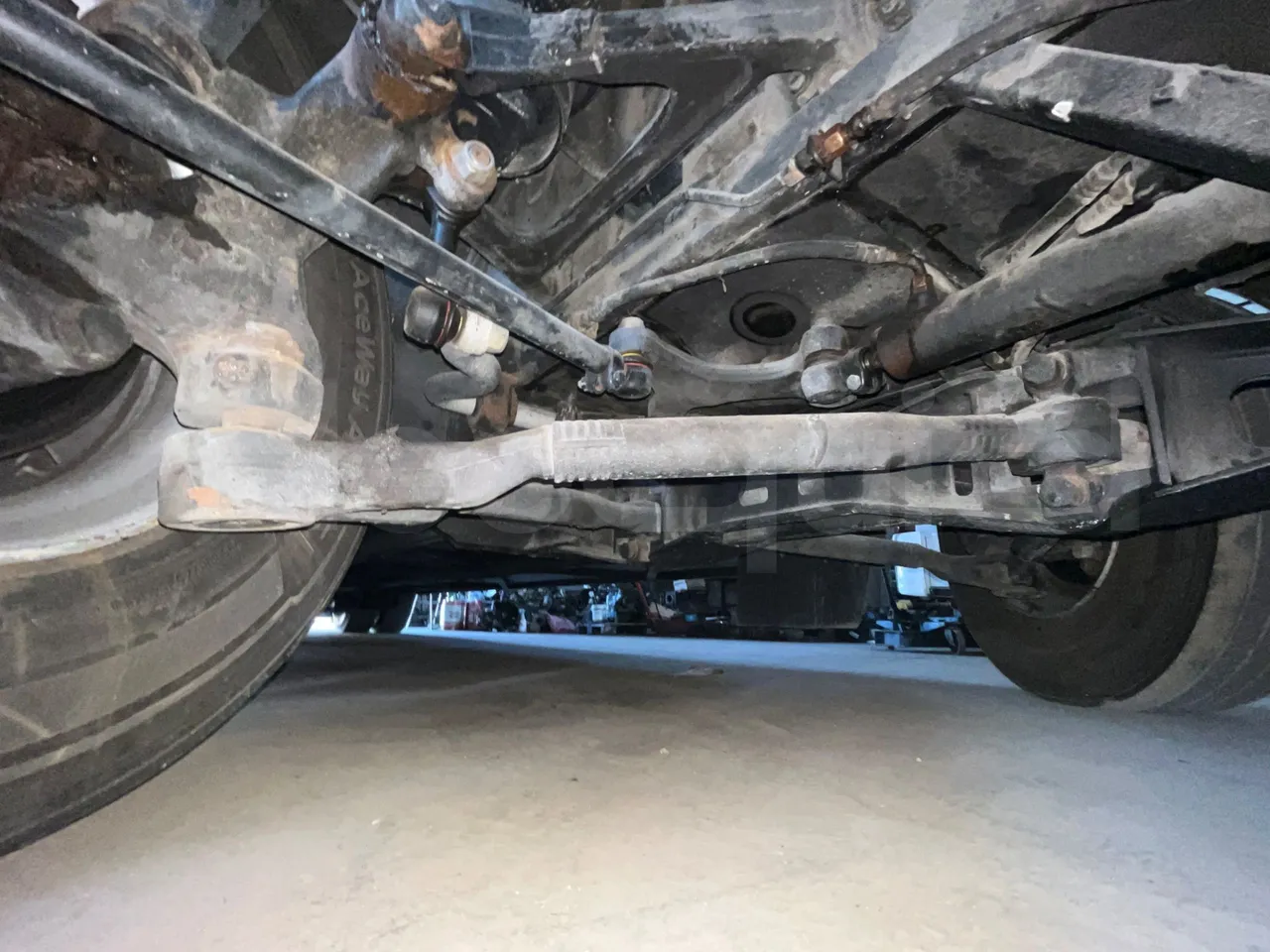 Setra S416 - front axle central