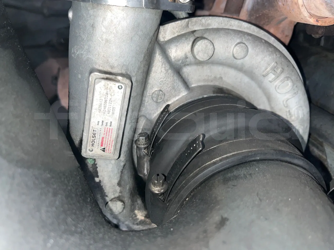 Scania KIB 4X2 KIB4X2 - Euro 4 - 309 kW - 12.92m - engine plate photo