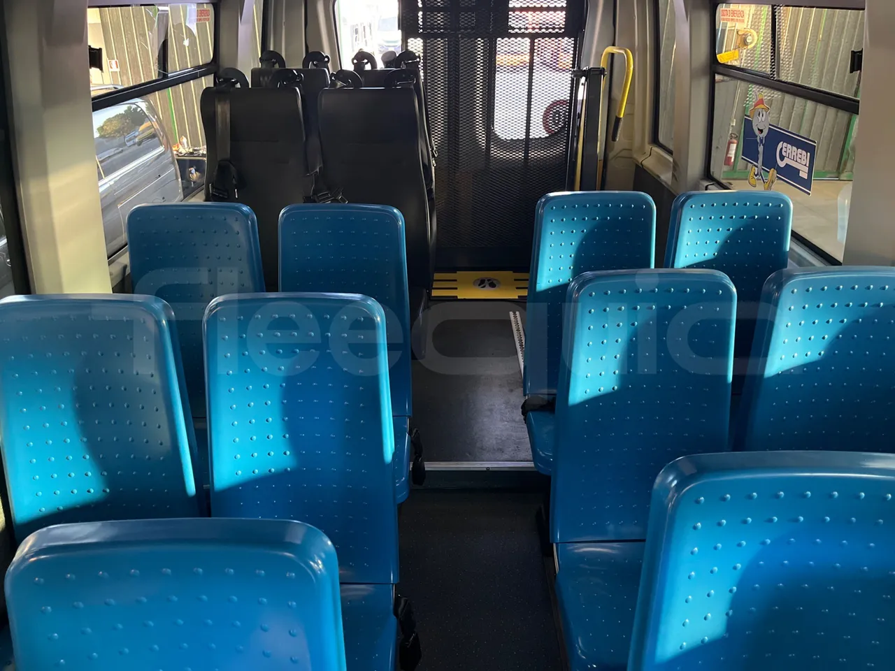 Iveco Daily 50C14N - EUR6 - 100kW - 6,048m - interior reverse seats driver height (mandatory for bus to scrap)