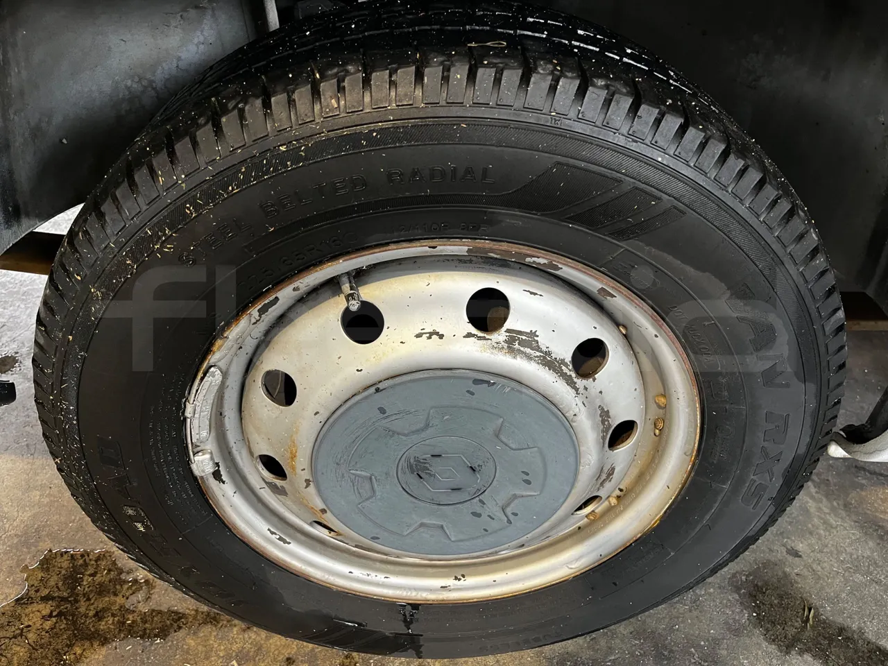 Renault Master NDDUL6/16 - EUR3 - 84kW - 5.899m - front left tire measurements