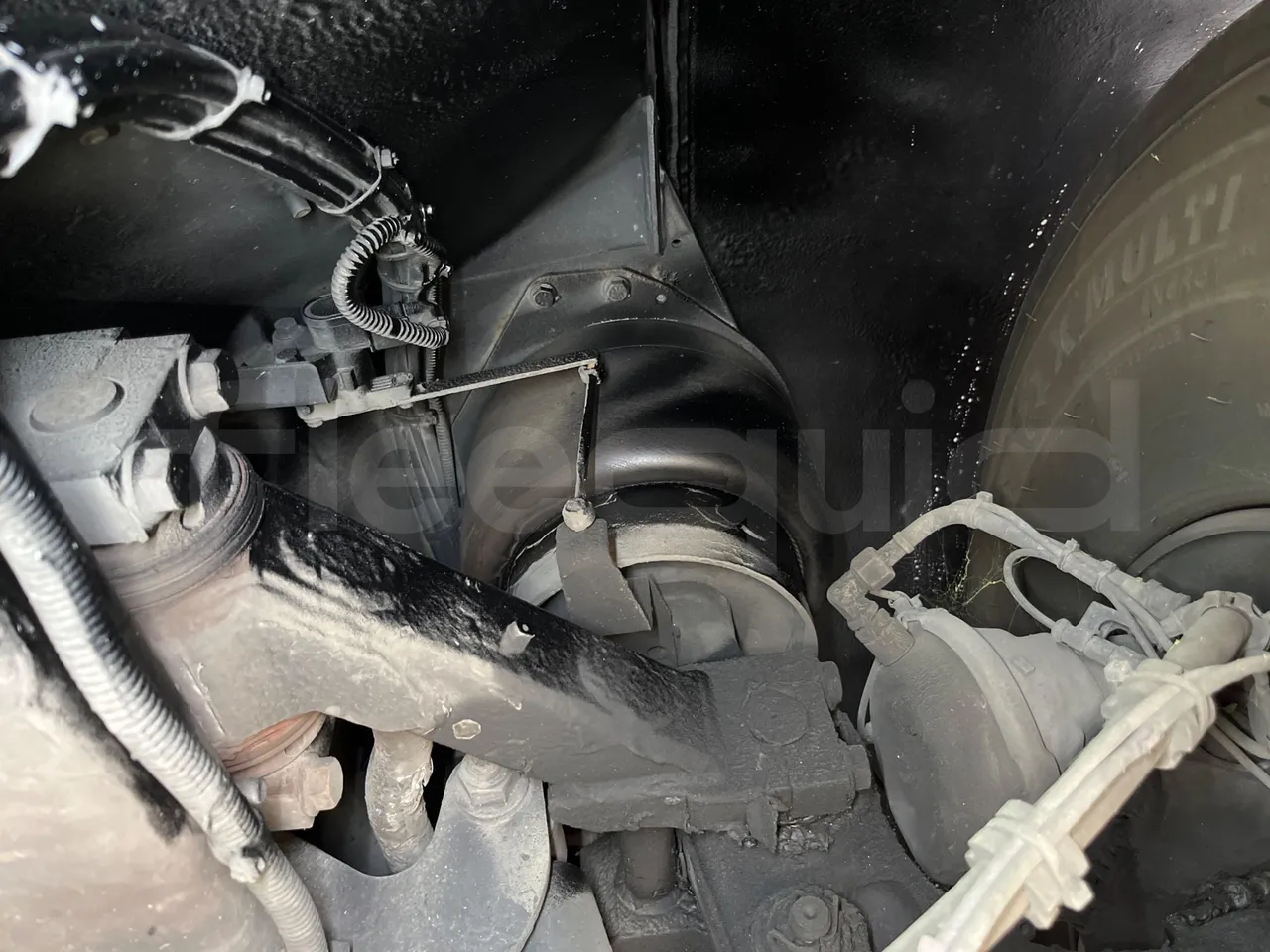 Setra S531 DT - EUR6 - 375kW - 14m - front air springs right