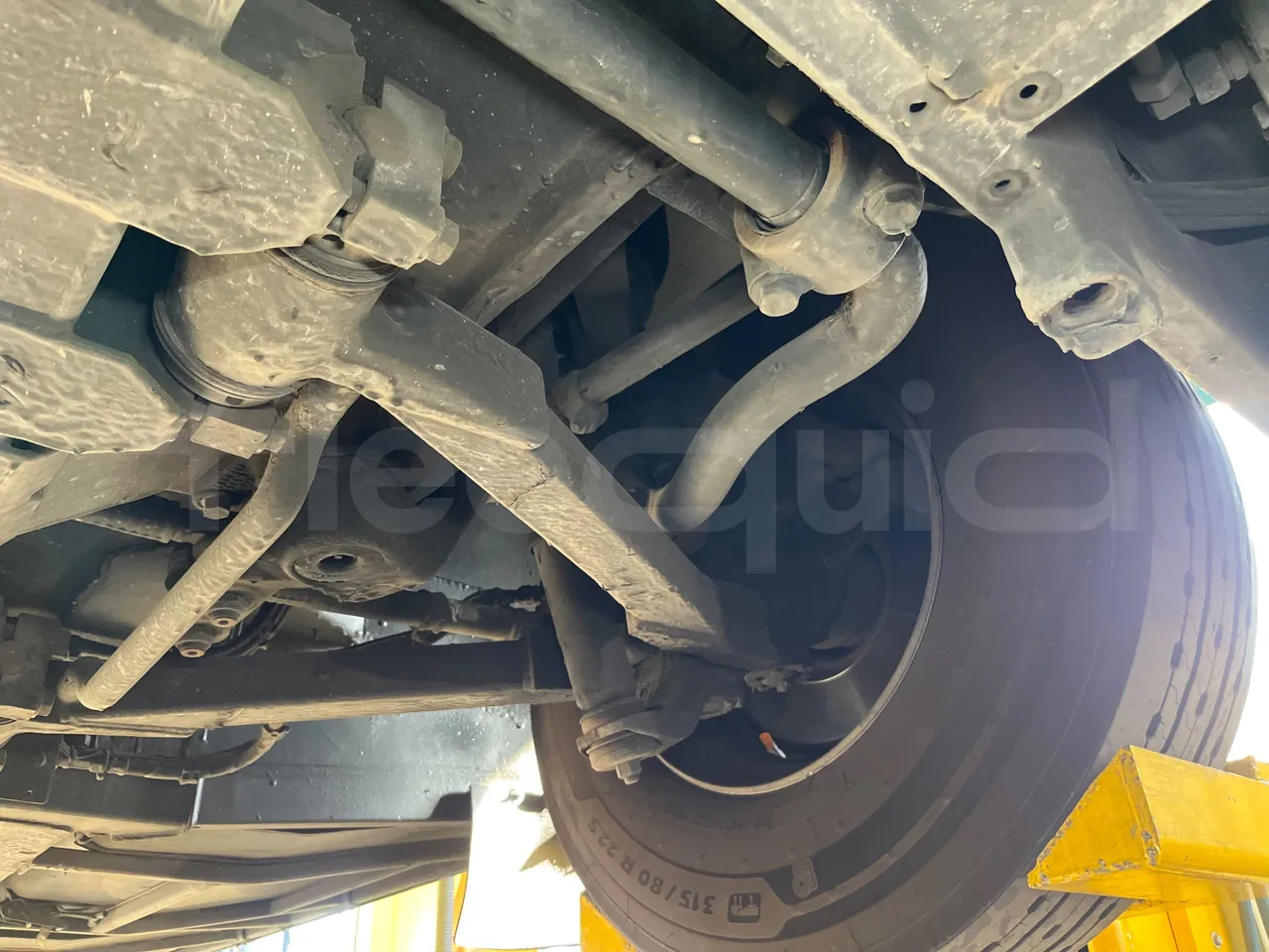 Setra S531 DT - EUR6 - 375kW - 14m - front axle left side