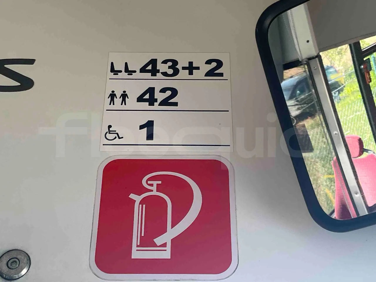 Solaris Urbino - Seats Plate