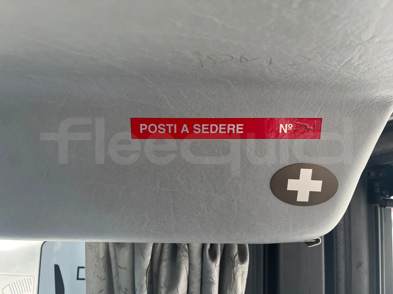 Setra S328 DT - EUR2 - 385kW -12m - seat plate photo