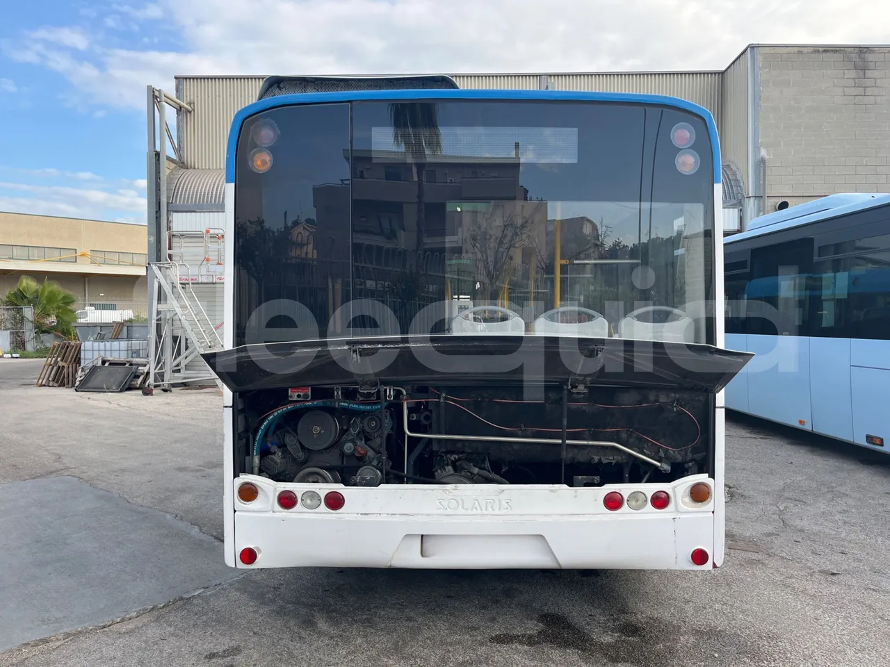 Solaris Urbino 12 - EUR5 - 188kW - 12m - rear hatch open