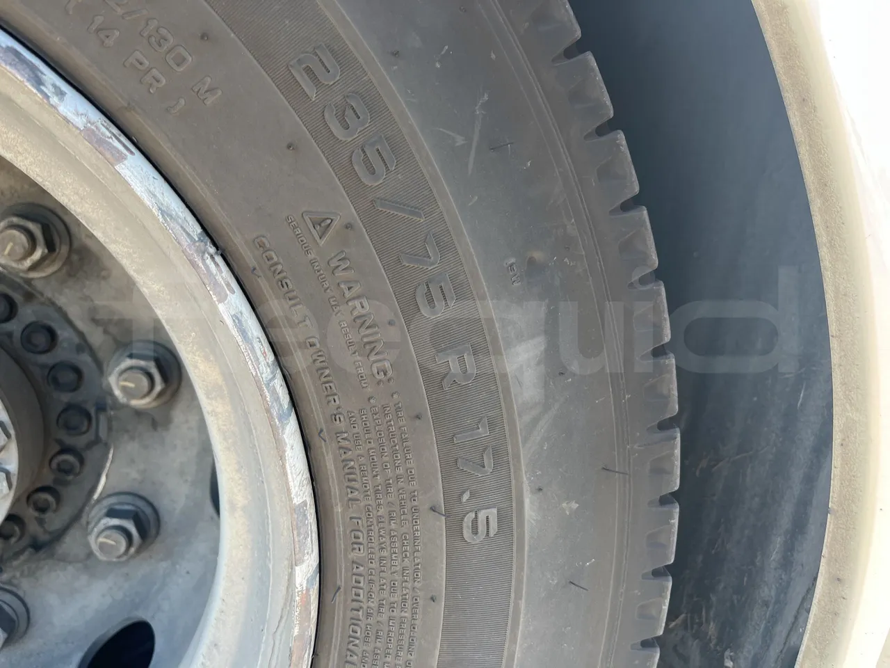 Temsa MD7 - Second Axle Left Side: Tyre Size