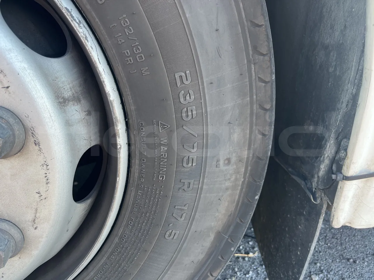 Temsa MD7 - First Axle Left Side: Tyre Size