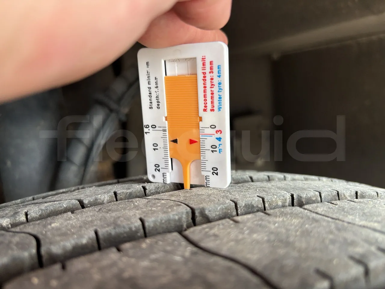 Temsa Safari - First Axle Right Side: Tyre Tread