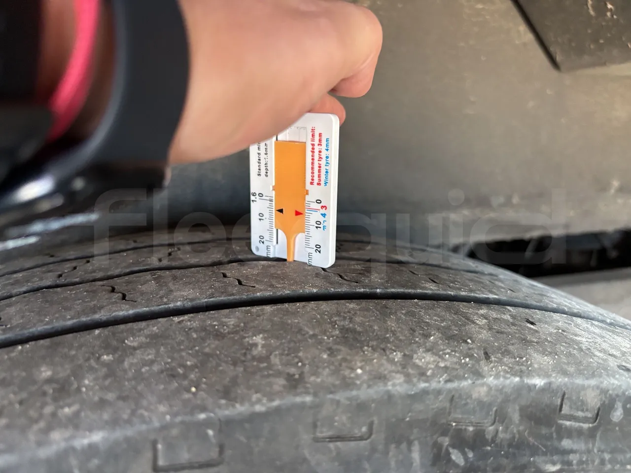 Temsa Safari - Second Axle Right Side: Tyre Tread