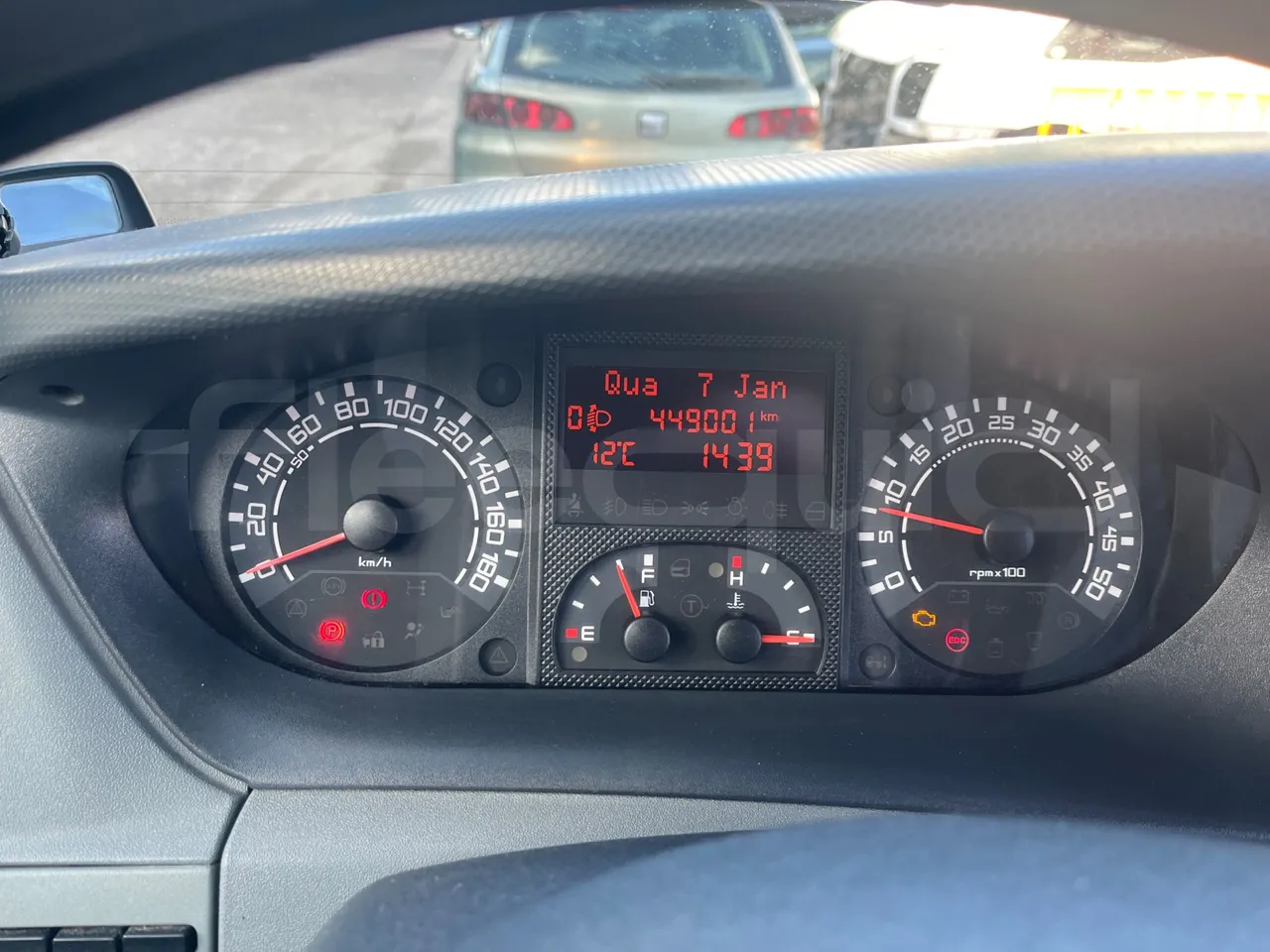 Iveco Daily A50CE4 - Euro 5 - 130 kW - 7.240 mt - dashboard lights on