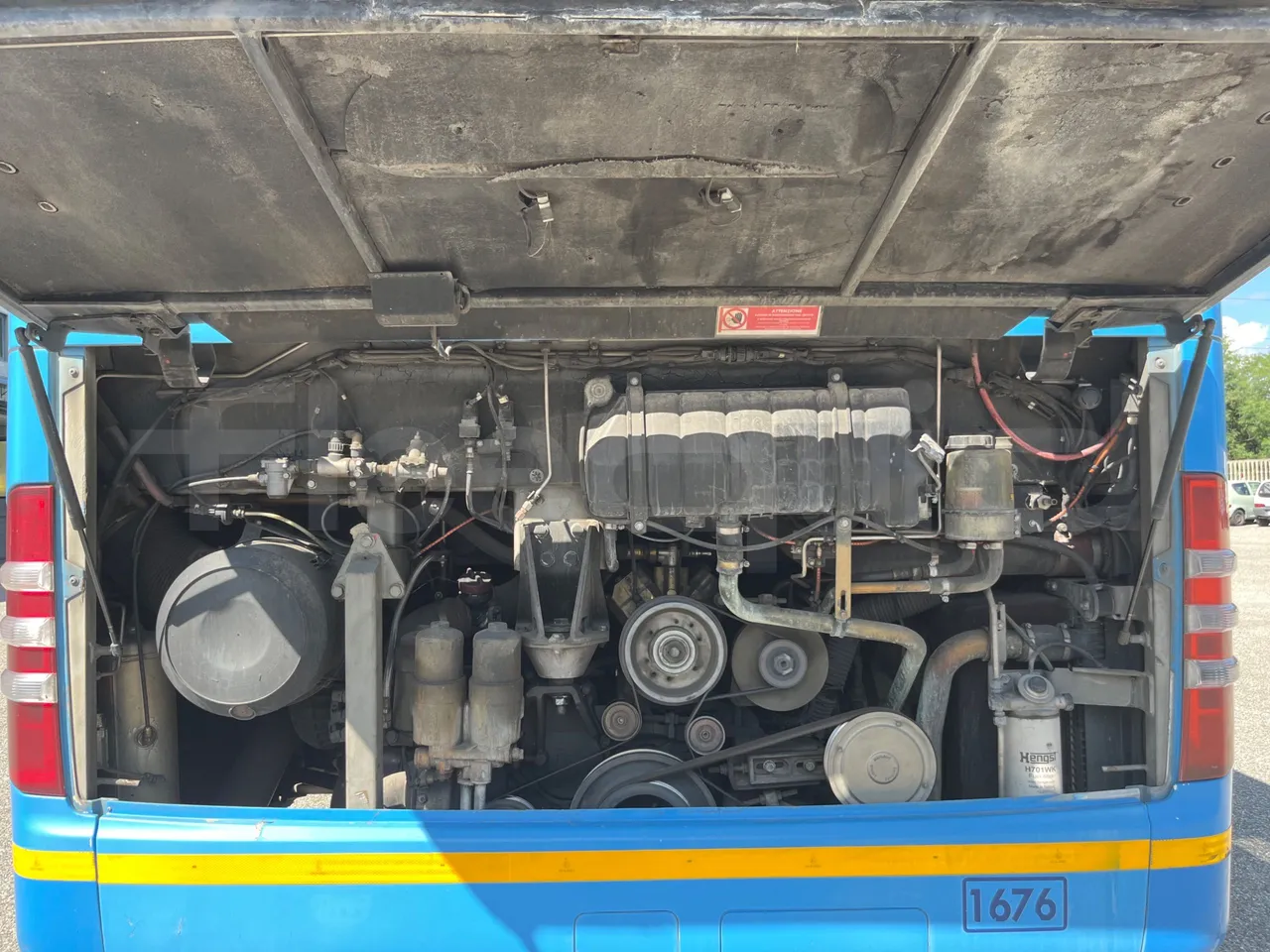Mercedes-Benz Integro E5 4 - EUR5 - 220kW - 12.14m - rear hatch open (mandatory  for bus to scrap)
