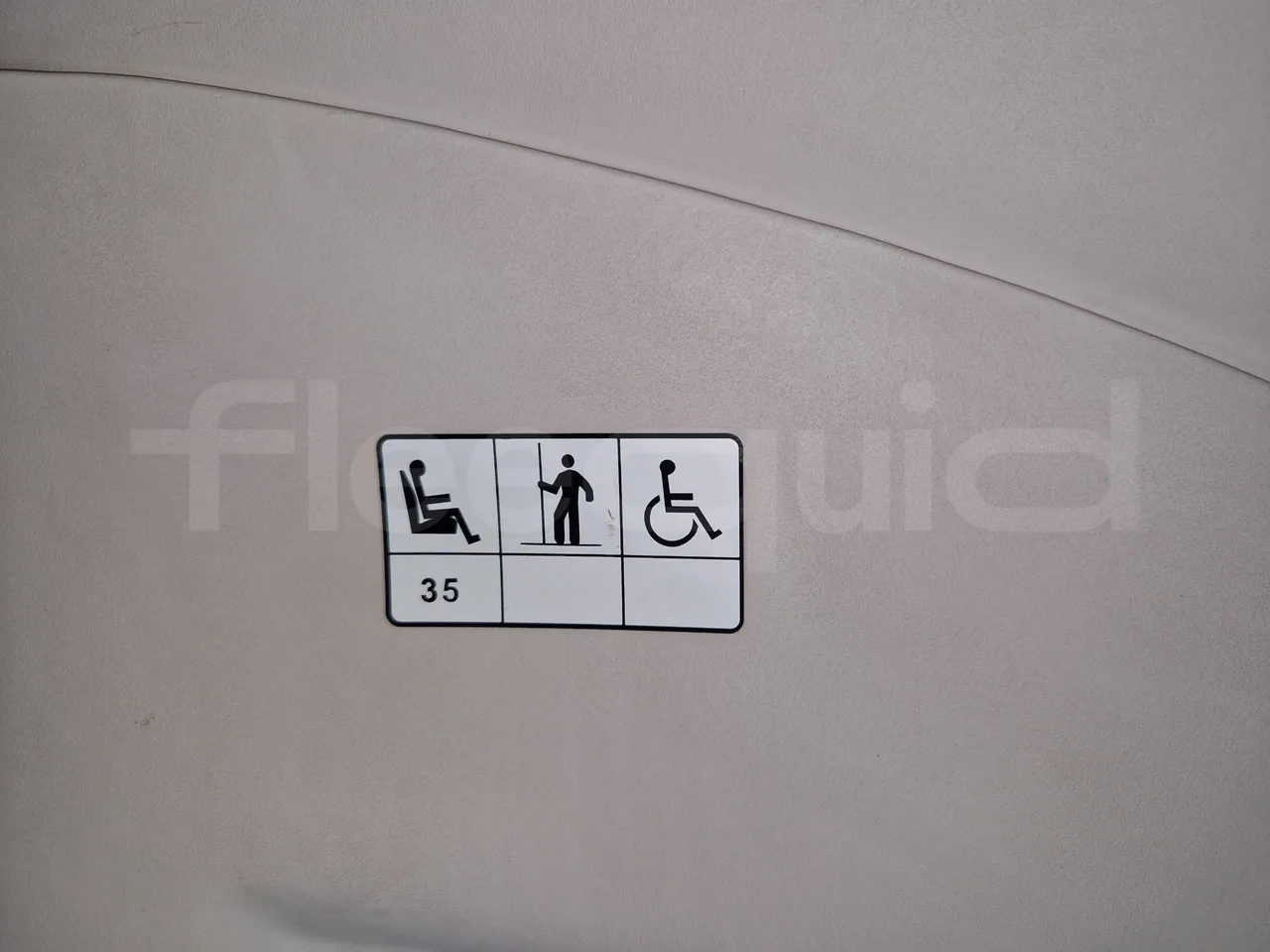 Irizar Scania K440 -EUR5 -324kW -12.92m - seat plate photo