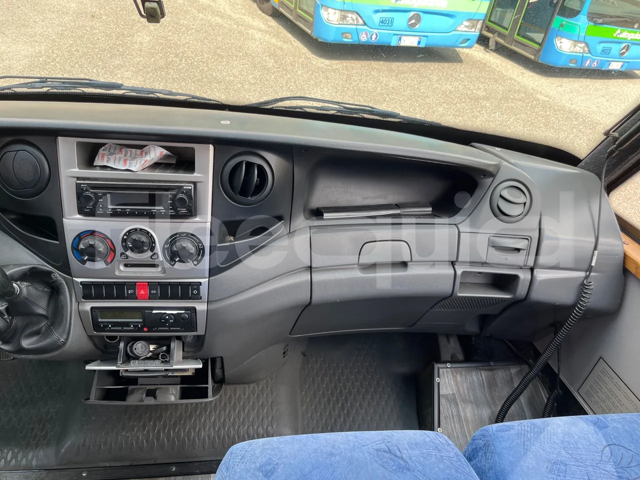 Iveco Daily 65C/E4 - EUR5 - 125kW - 7.714m Wing - forward view all seats last row height