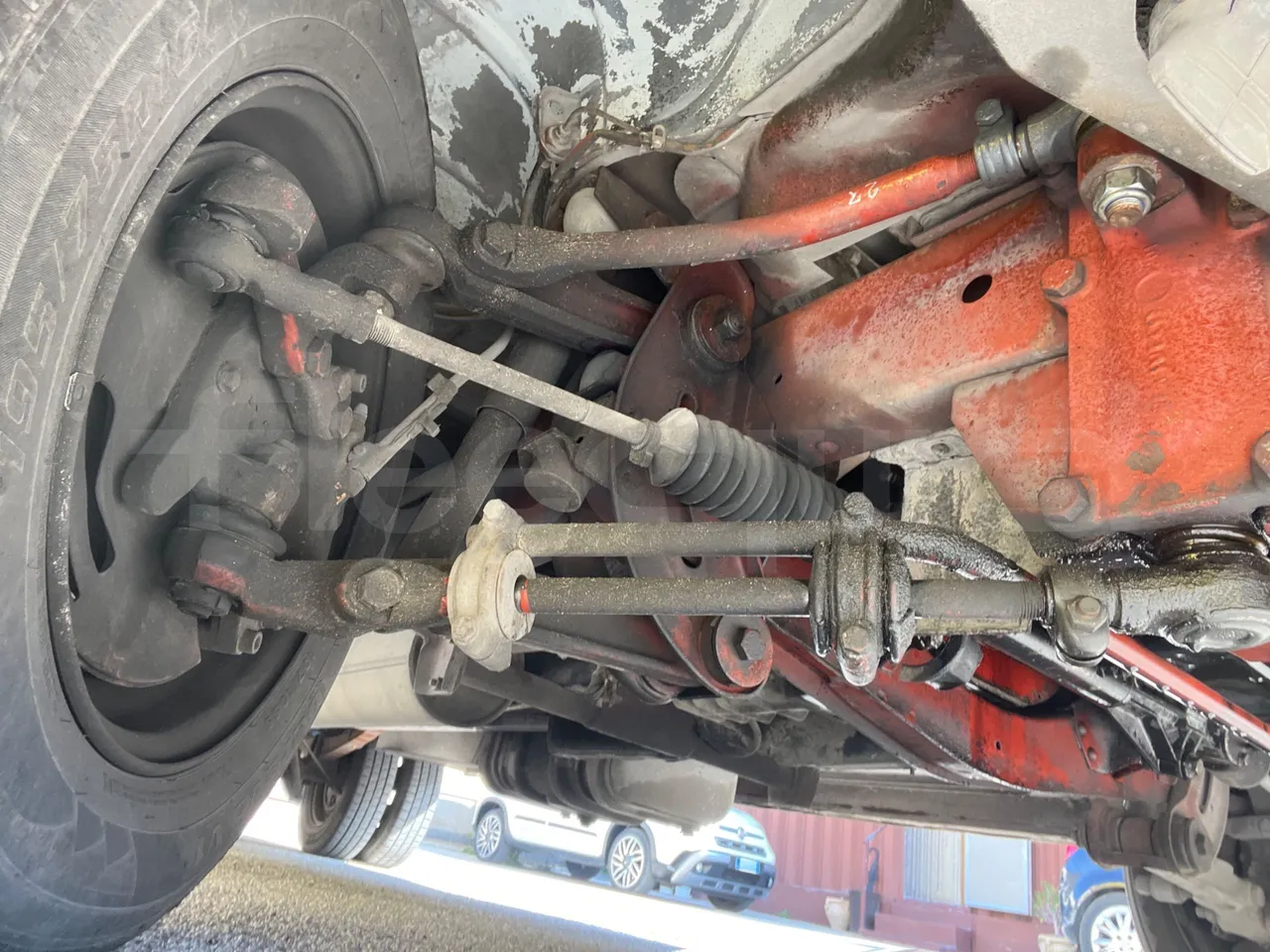 Iveco Cacciamali Tema - Euro1 - 76kW - 6.660mt - front shock absorbers left