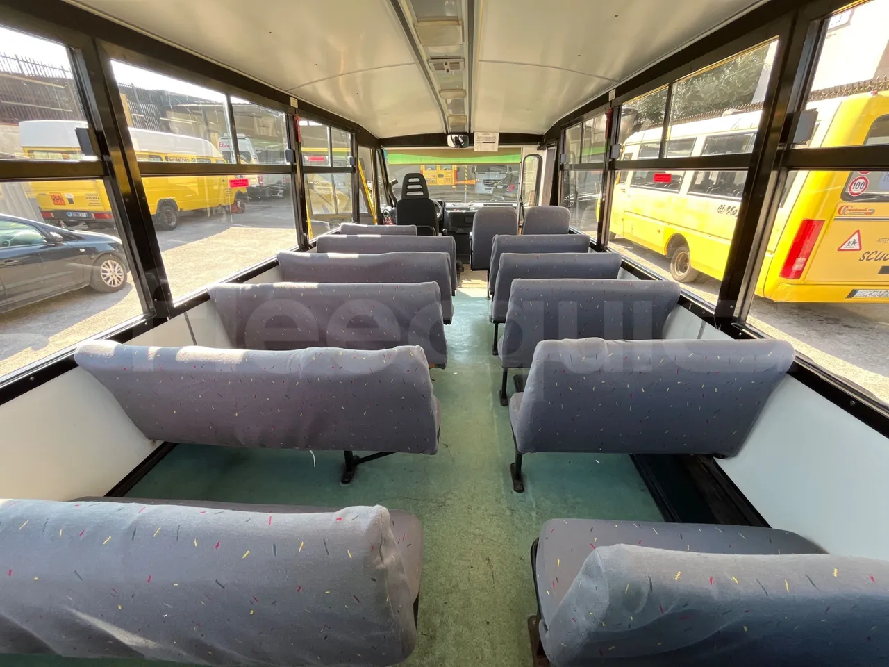 Iveco Cacciamali Tema - Euro1 - 76kW - 6.660mt - forward view all seats last row height