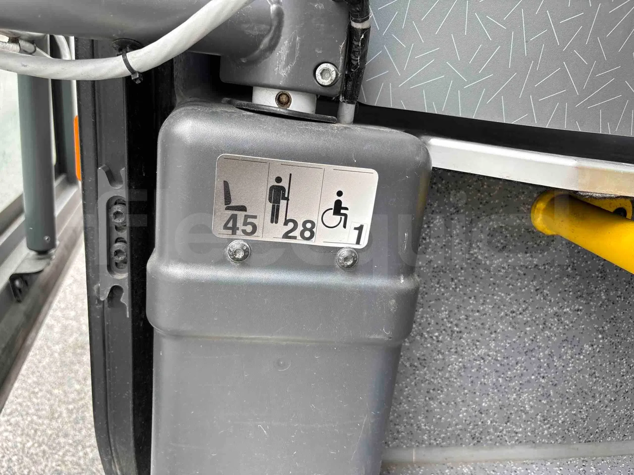 Setra S416 - seat plate photo