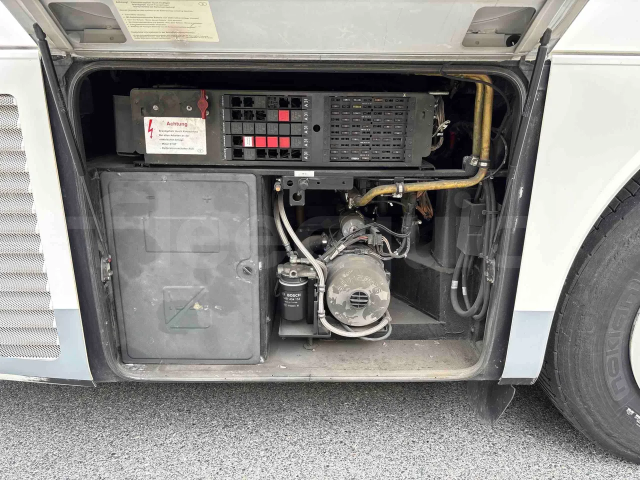 Setra S416 - preheater webasto photo