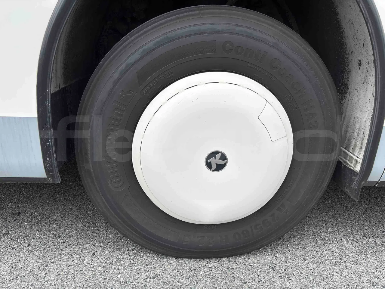 Setra S416 - front left tire measurements