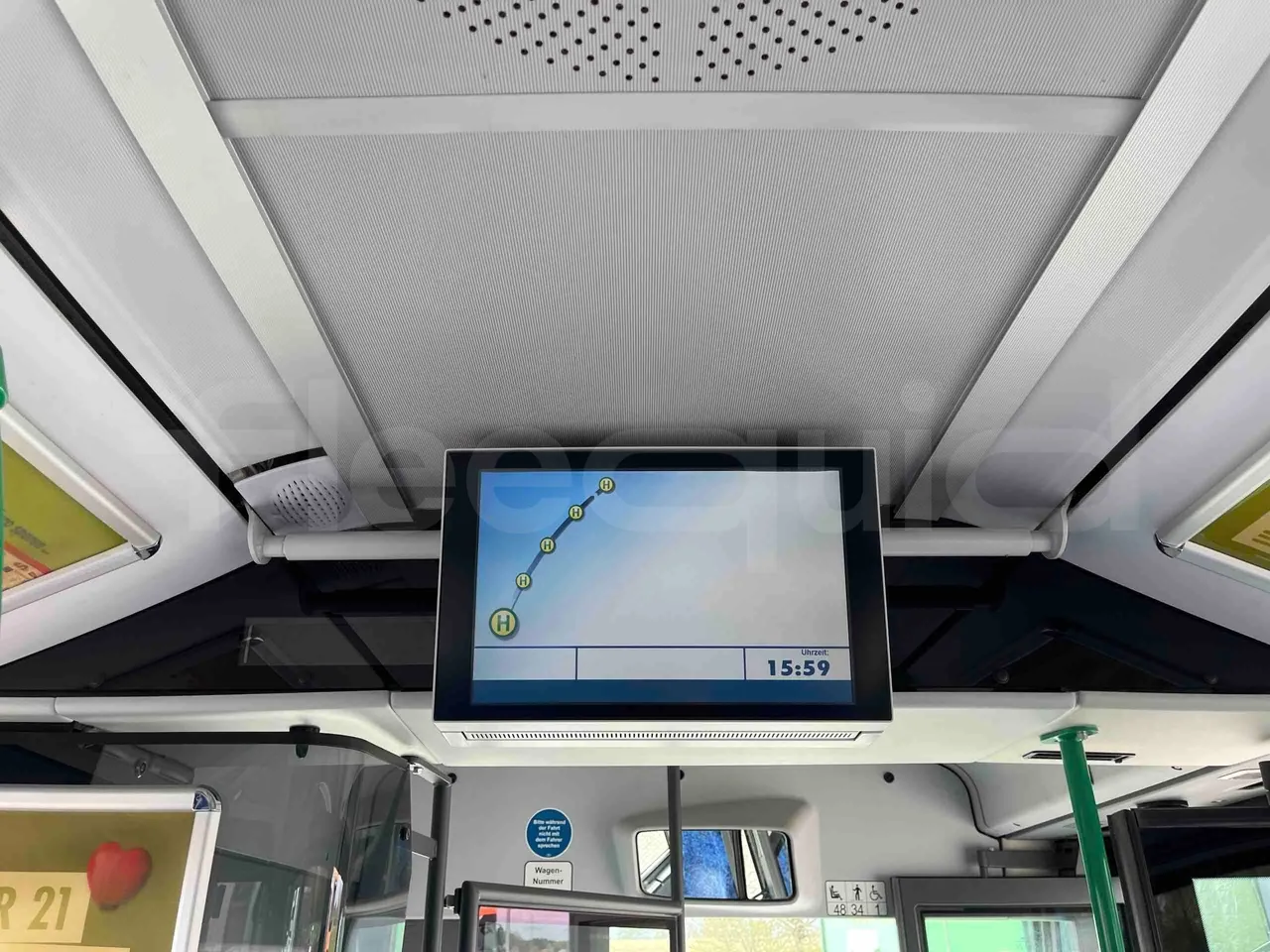 Mercedes-Benz Citaro O 530 628.02 - Euro 5 - 220 kW - 13.101 mt - monitor detail photo