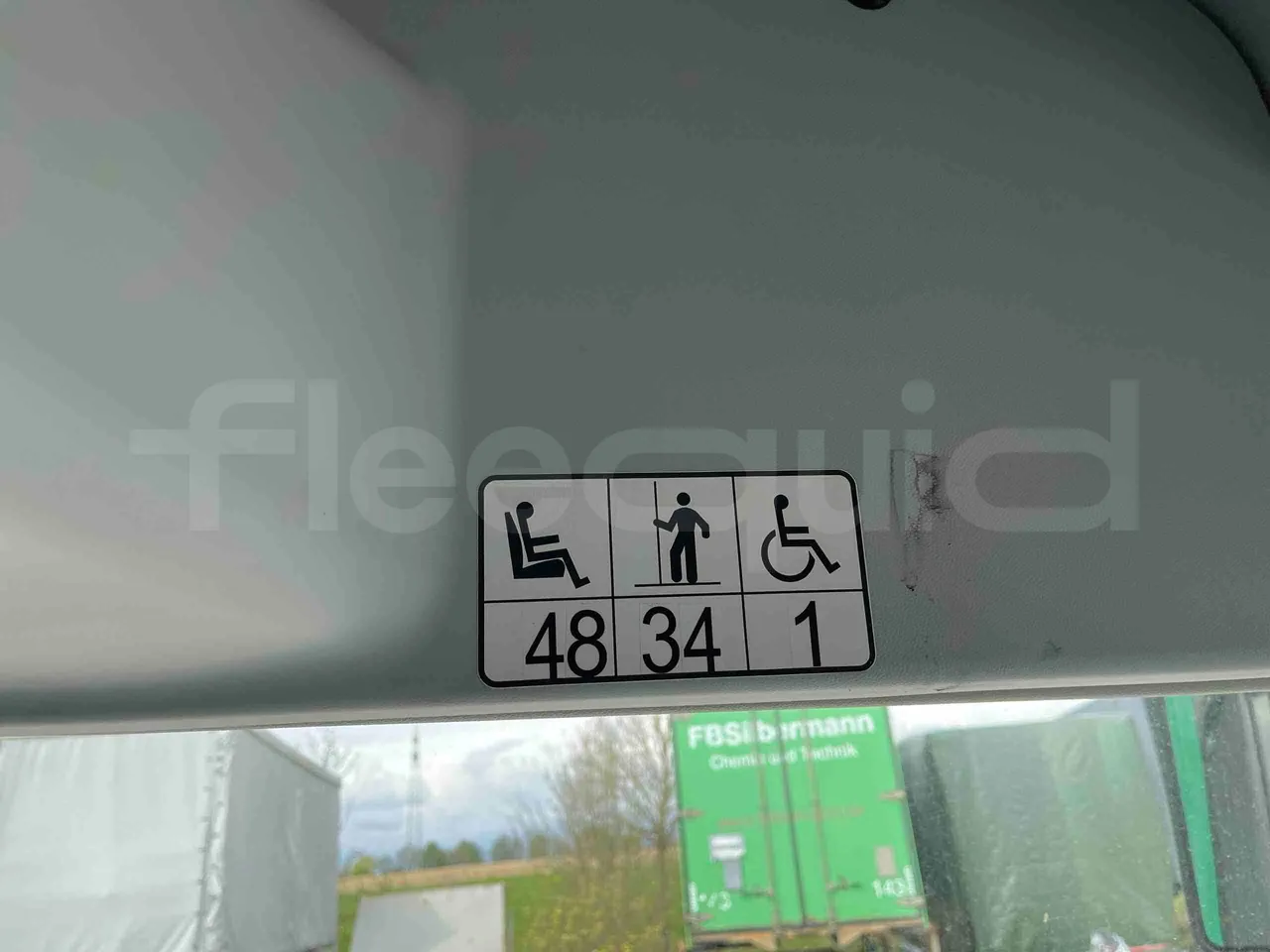 Mercedes-Benz Citaro O 530 628.02 - Euro 5 - 220 kW - 13.101 mt - seat plate photo