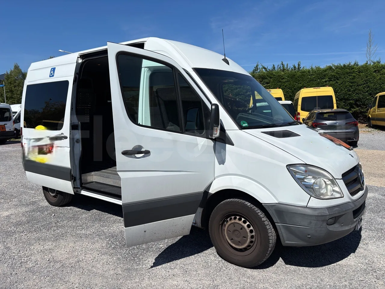 Mercedes-Benz Sprinter - 3/4 Front Right Side Doors Open