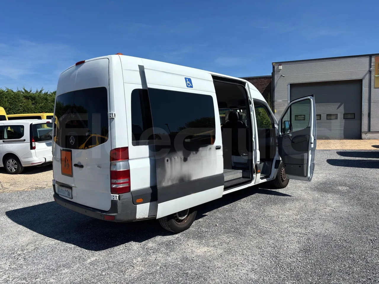 Mercedes-Benz Sprinter - 3/4 Rear Right Side Doors Open