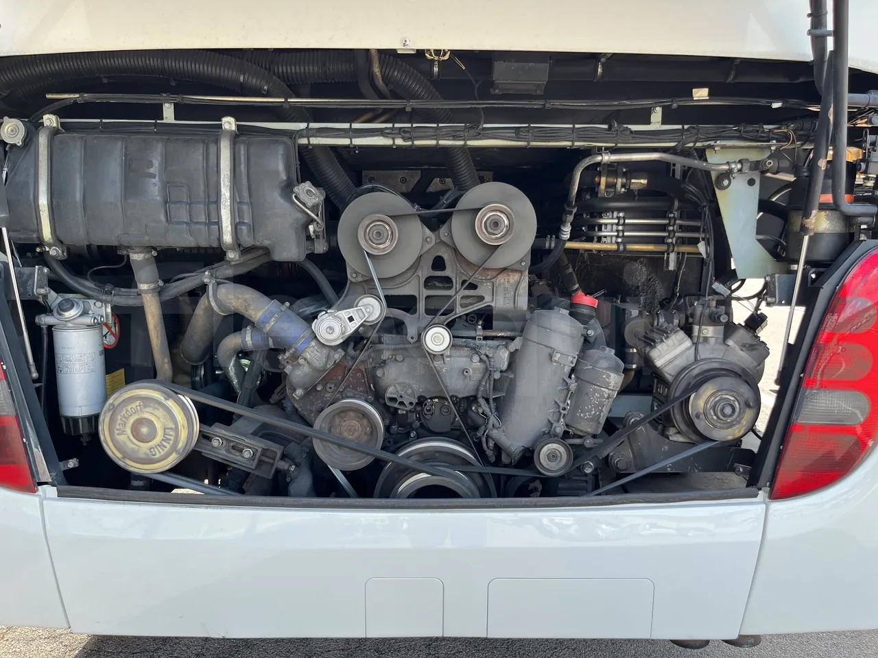 Setra S415 - Rear Hatch Open