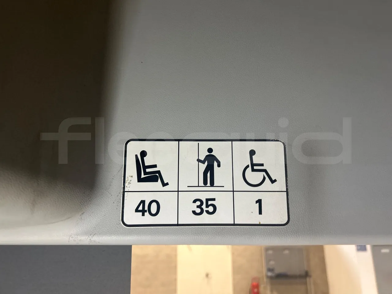 Mercedes-Benz Citaro O 530 LE - Euro5 - 220kW - 13.057mt - seat plate photo