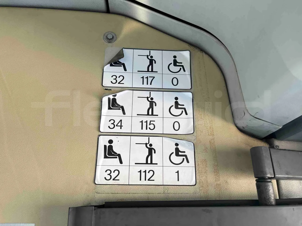 Mercedes-Benz Citaro G - Seats Plate