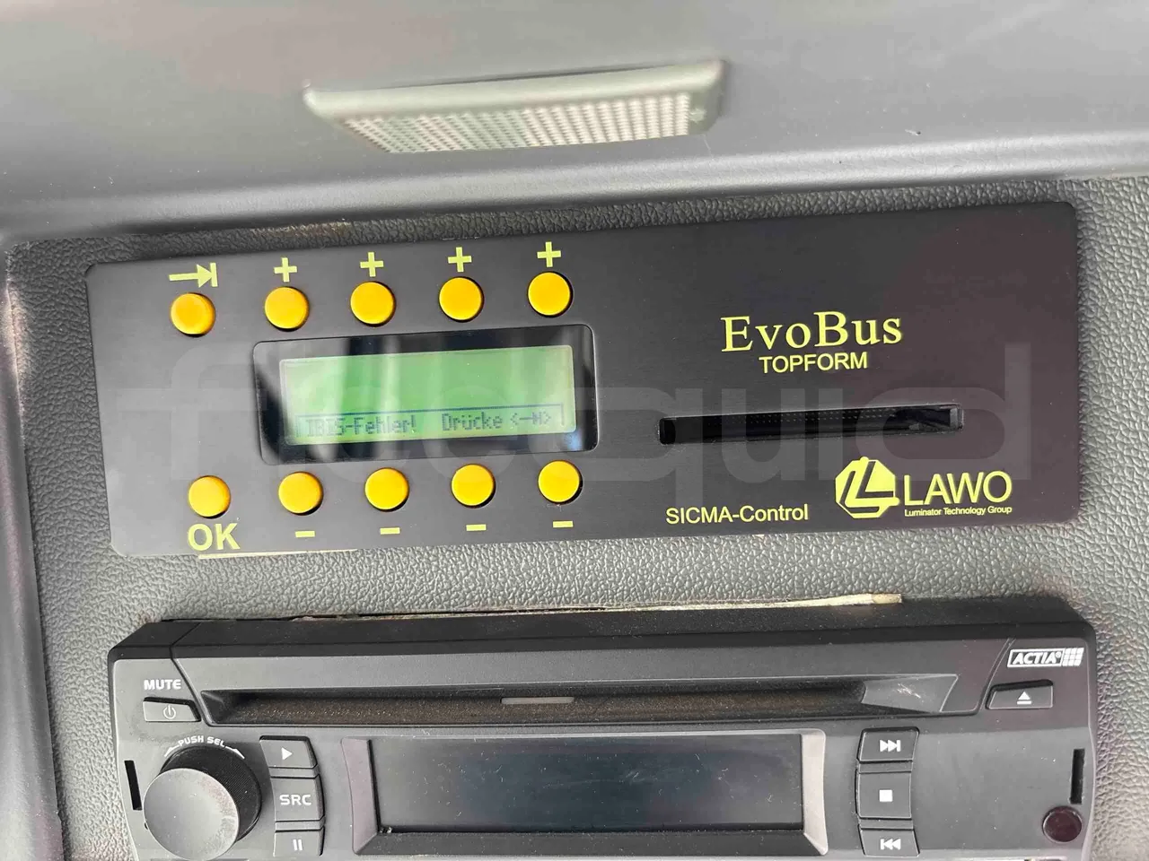 Mercedes-Benz Citaro - command unit indicators