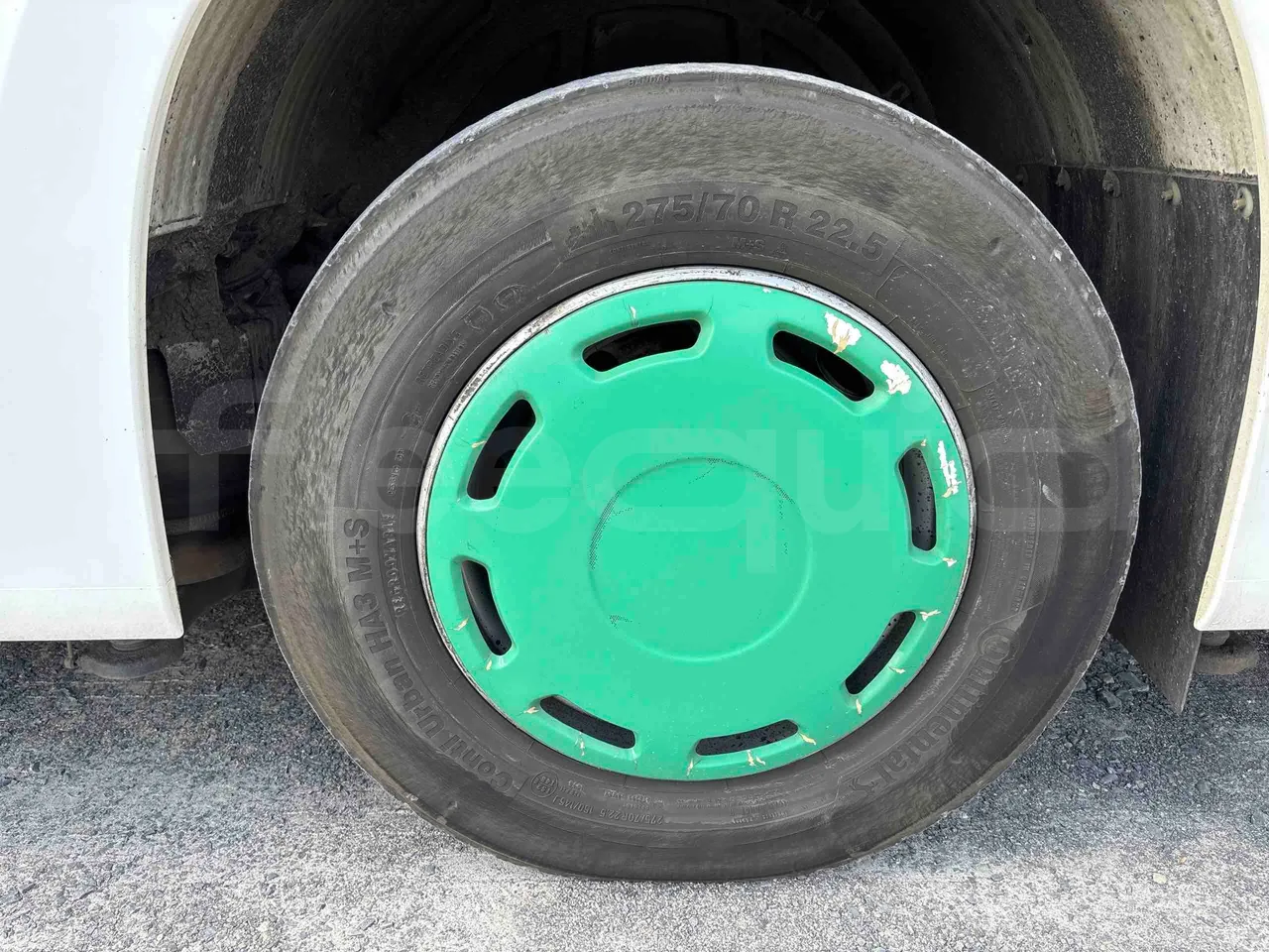 Mercedes-Benz Citaro - front left tire measurements