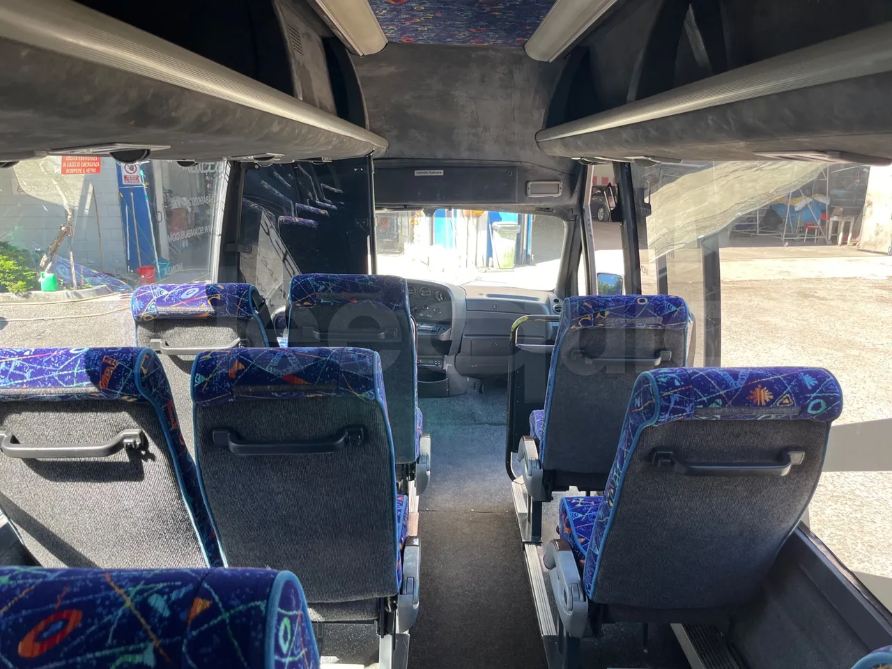 Iveco Daily A50C - EUR3 - 107kW - 6.948m - forward view all seats last row height