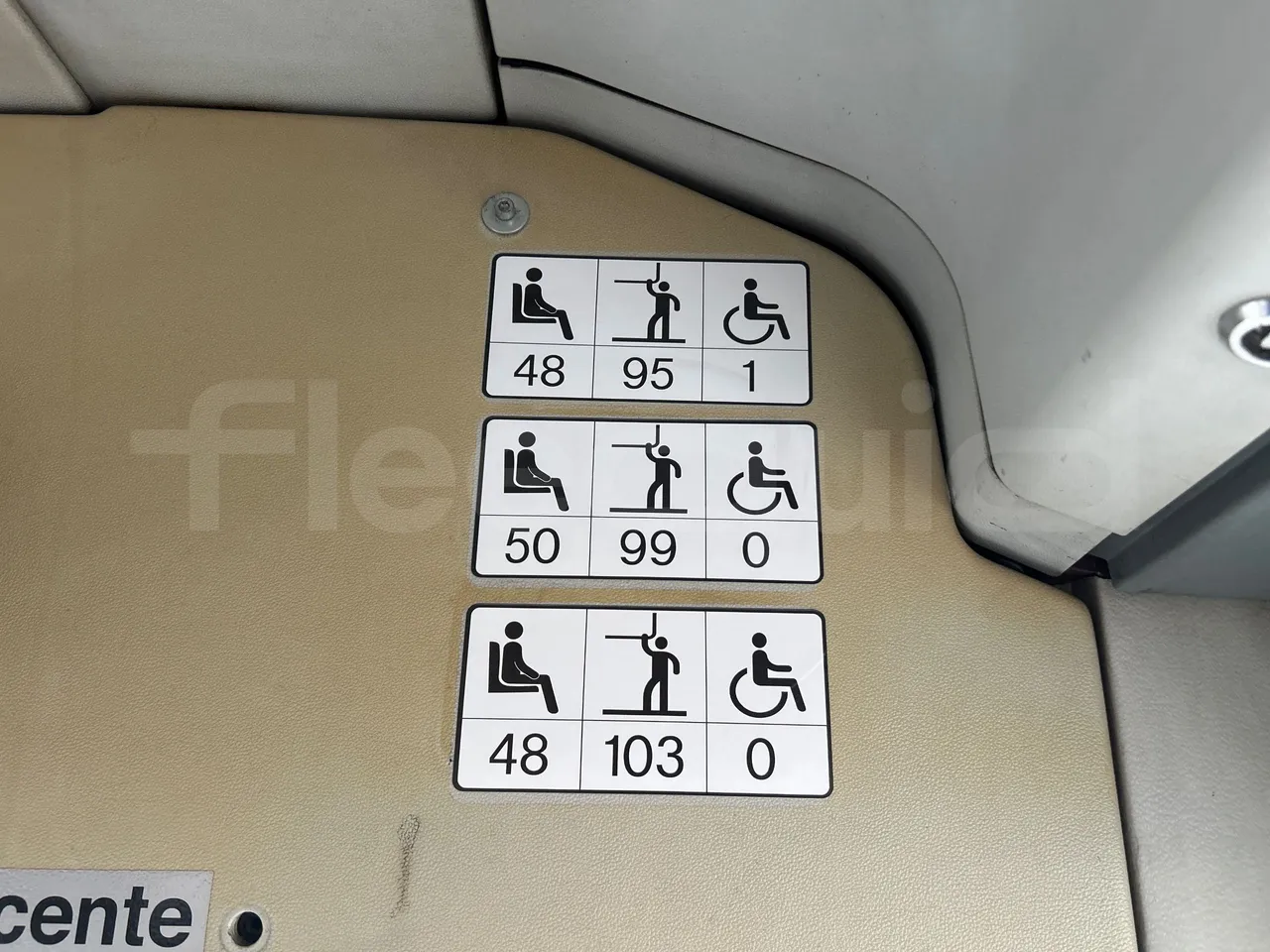 Mercedes-Benz O 530 G- 3P - Euro5 - 260kW - 17.940mt - seat plate photo