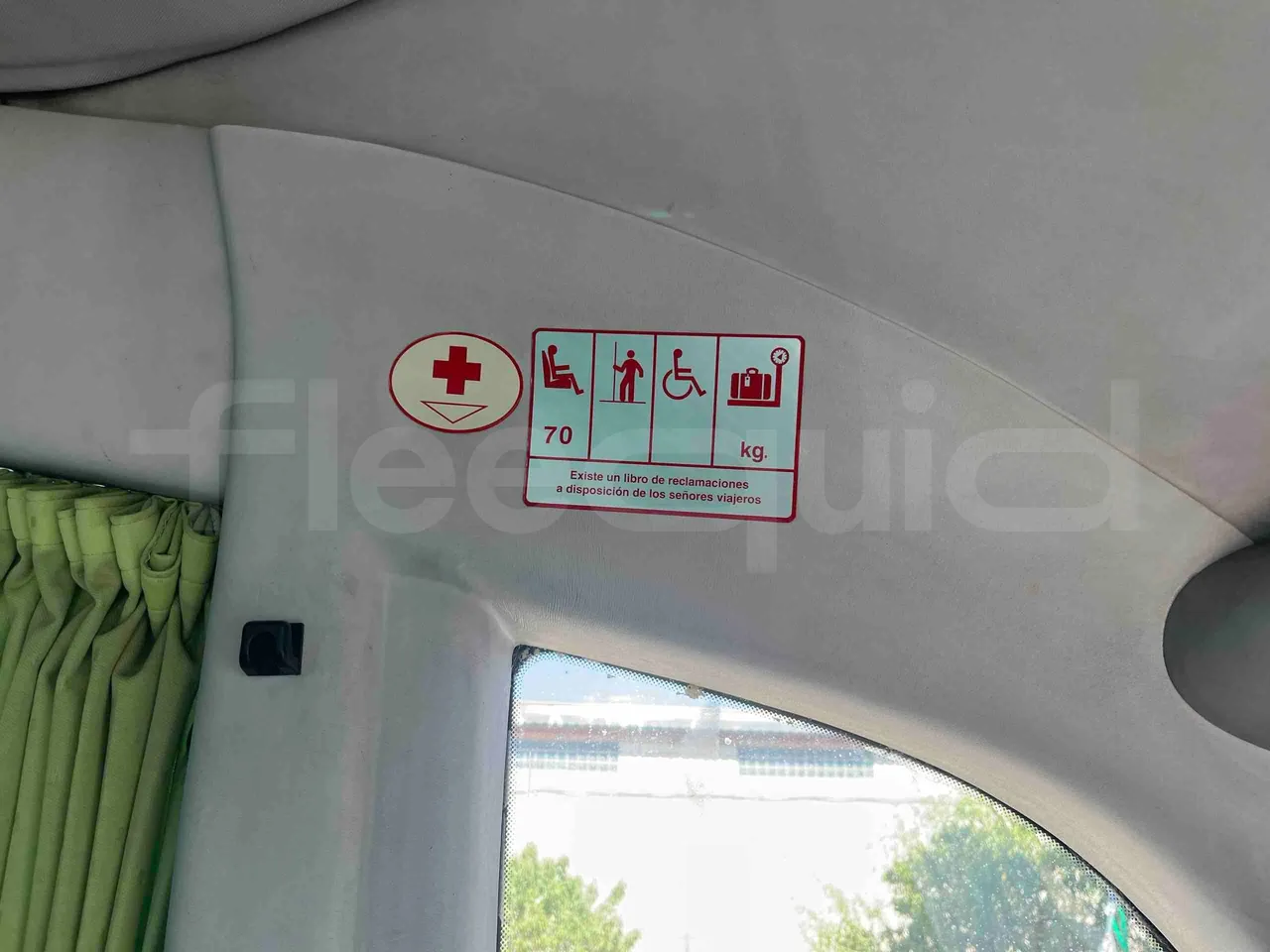 Irizar Mercedes Benz - seat plate photo