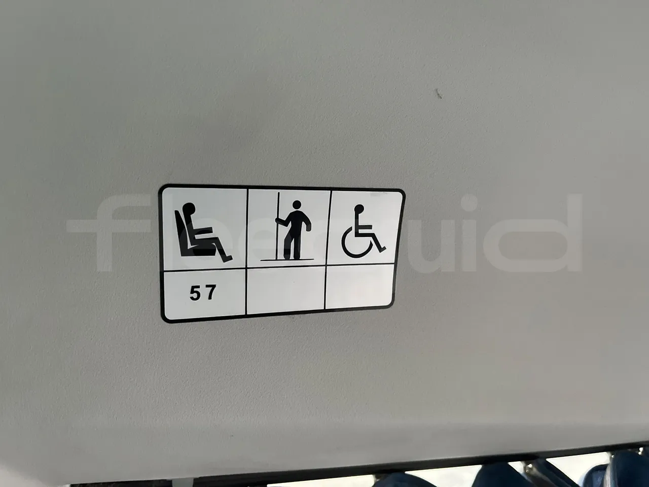 Irizar Scania K400 - EUR5 - 294kW - 12m - seat plate photo