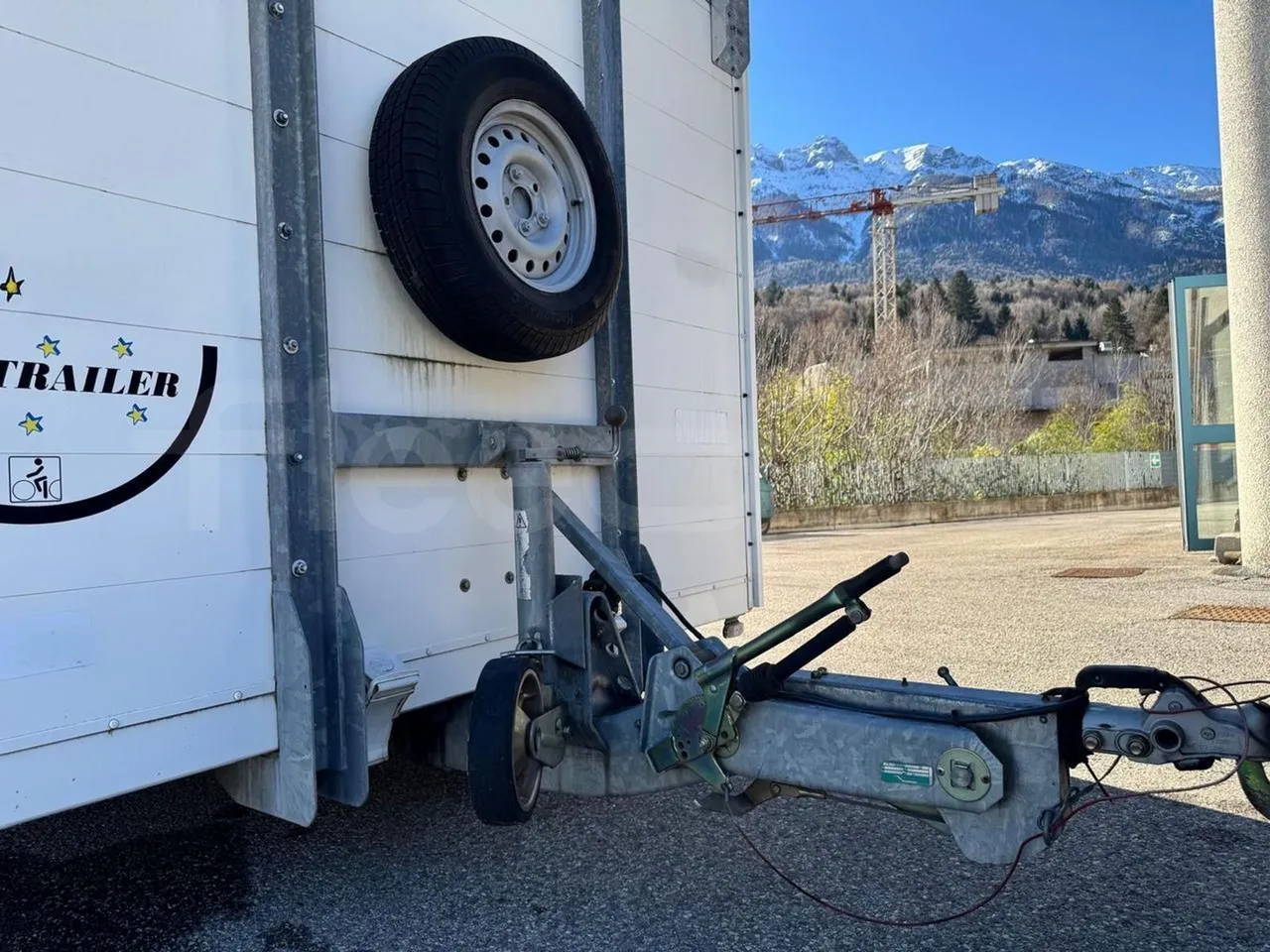 Harbeck Franz 0200TA Rimorchio - 7.500m - luggage rack photo