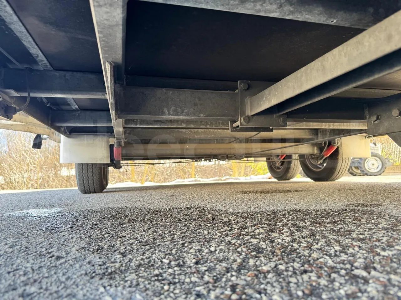 Harbeck Franz 0200TA Rimorchio - 7.500m - front undercarriage from front