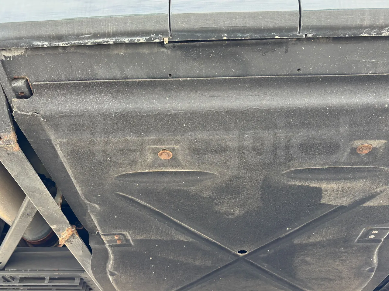 Setra S516 - Engine Without Protection