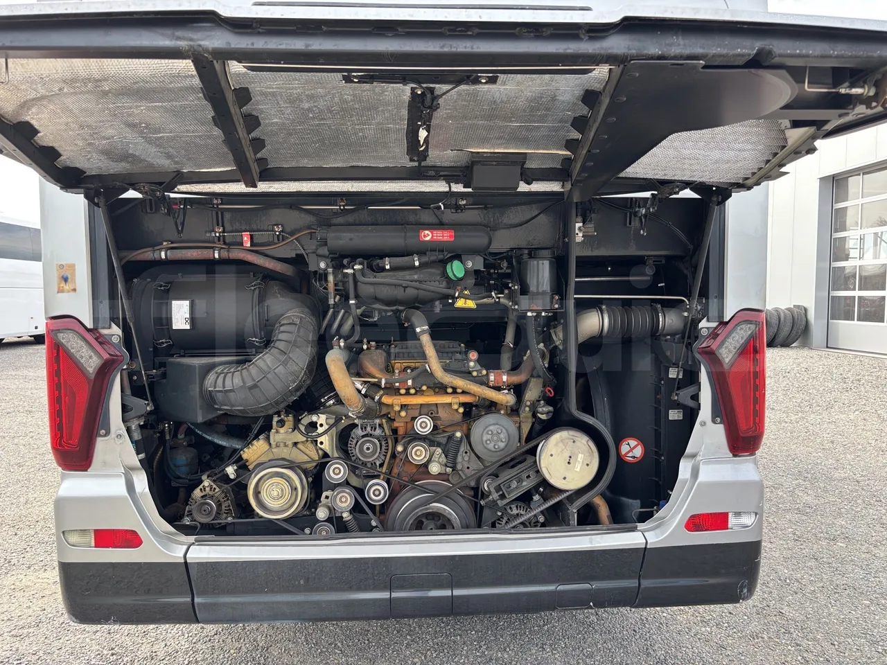 Setra S516 - Rear Hatch Open
