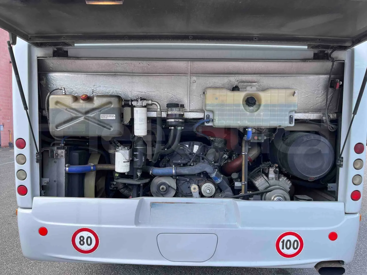 Iveco Crossway SFR160 - Euro5 - 280KW - 11.955mt - rear hatch open