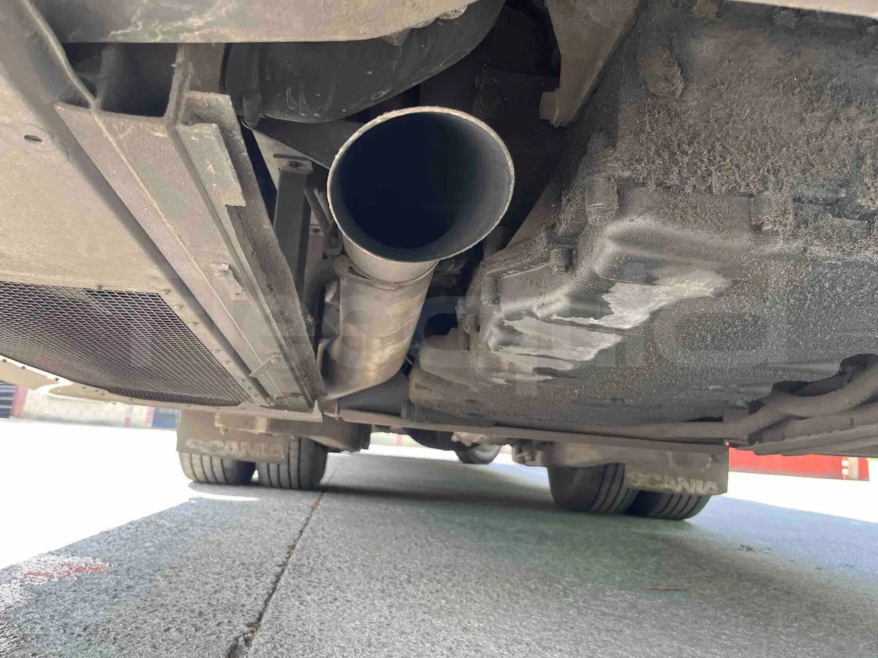 Scania Tata Hispano - exhaust photo
