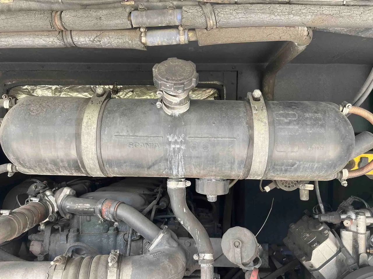 Scania Tata Hispano - fire extinguishing system