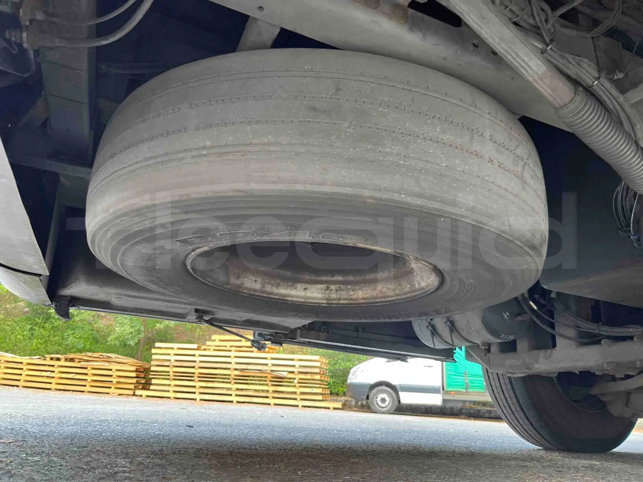 Scania Tata Hispano - spare wheel
