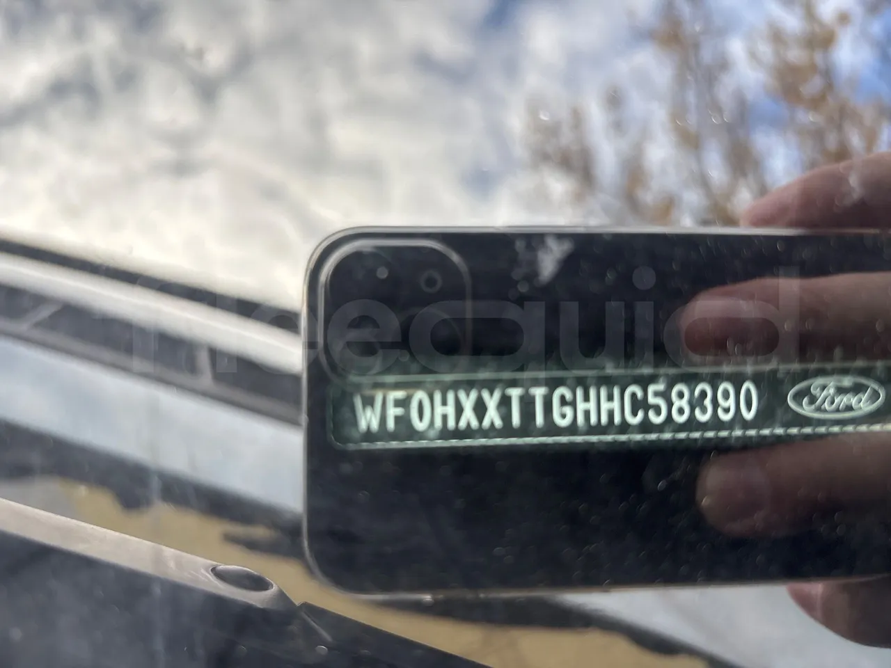 Ford Transit FBD-EURO VI -114KW-6.704M - chassis VIN photo