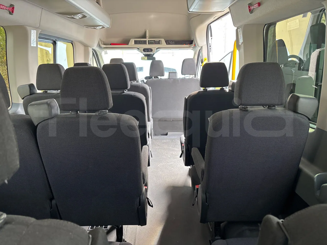 Ford Transit FBD-EURO VI -114KW-6.704M - forward view all seats last row height