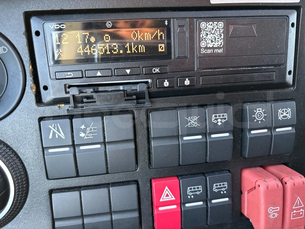 Man Lion's Coach J0AAB -EUR6 -309kW -12.101m - Tachograph