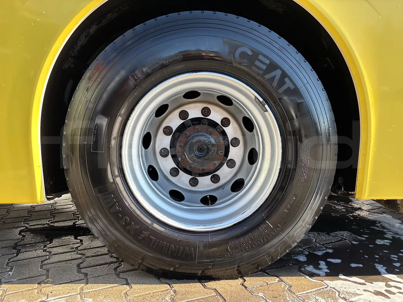 Man Lion's Coach J0AAB -EUR6 -309kW -12.101m - rear left tire photo